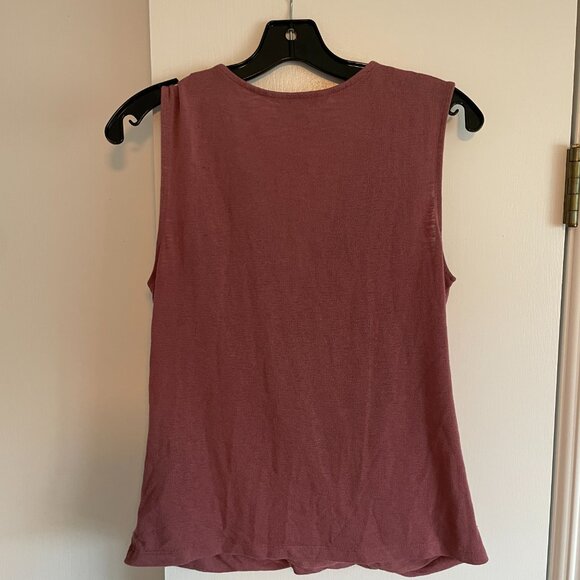 Athleta Mauve Sleeveless Wrap Tank/Sleeveless Top - Picture 5 of 6